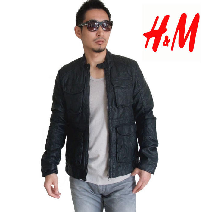 H&M 黒ジャケット - ジャケット・アウター